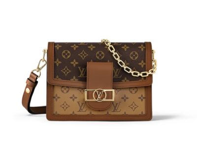 Сумка Louis Vuitton Dauphine Mm Коричневая N