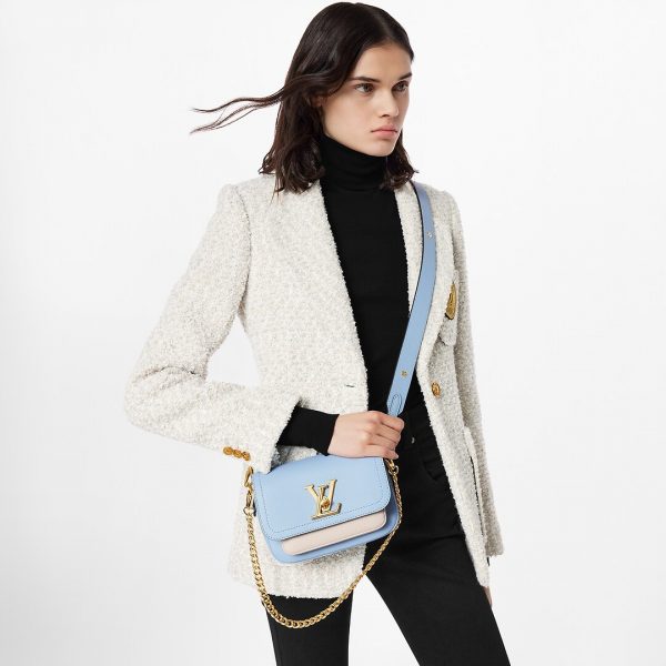 Сумка Louis Vuitton Lockme Tender Голубая N