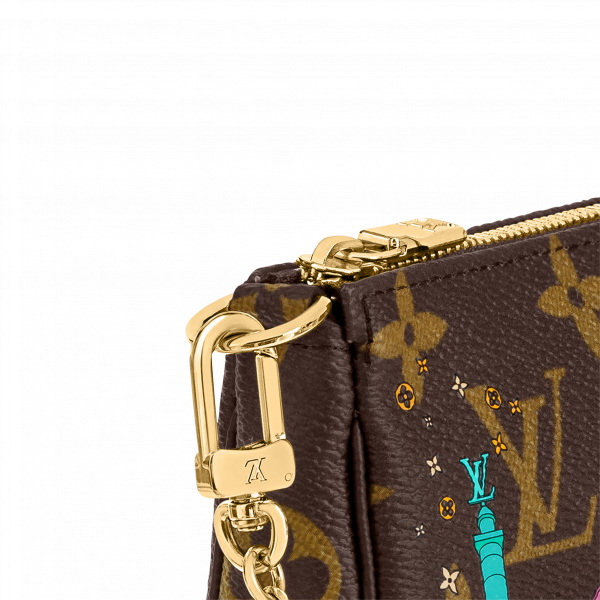 Сумка Louis Vuitton Mini Pochette Accessoires Коричневая N