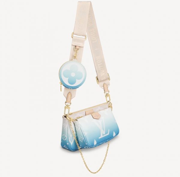 Сумка Louis Vuitton Multi Pochette Accessoires Голубая N