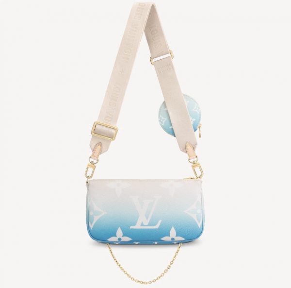 Сумка Louis Vuitton Multi Pochette Accessoires Голубая N