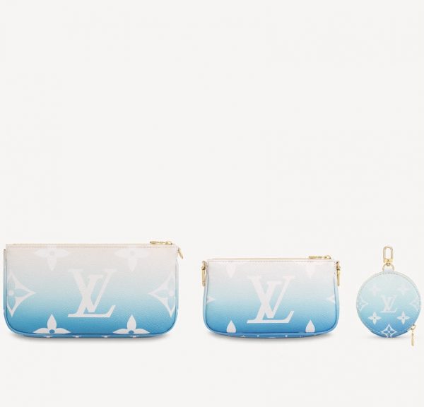 Сумка Louis Vuitton Multi Pochette Accessoires Голубая N