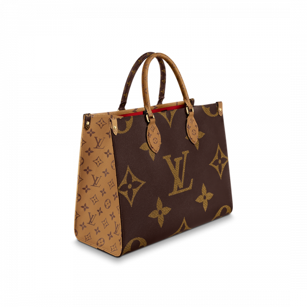 Сумка Louis Vuitton Onthego Mm Коричнево бежевая N