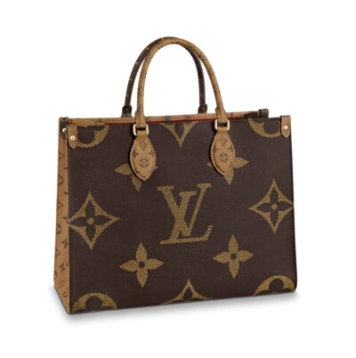 Сумка Louis Vuitton Onthego Mm Коричнево бежевая N