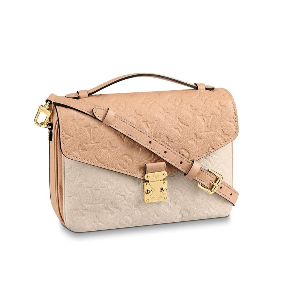 Сумка Louis Vuitton Pochette M Бежевая N