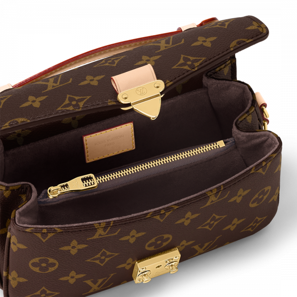Сумка Louis Vuitton Pochette Metis East West Коричневая N