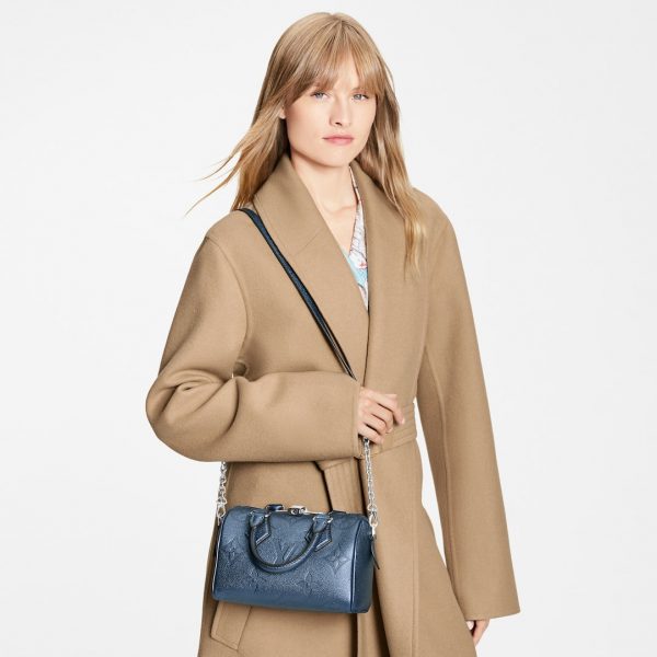 Сумка Louis Vuitton Speedy Темно синяя N