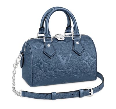 Сумка Louis Vuitton Speedy Темно синяя N
