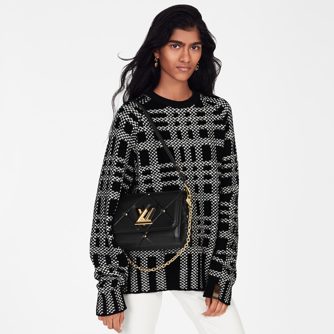 Сумка Louis Vuitton Twist Mm Черная N