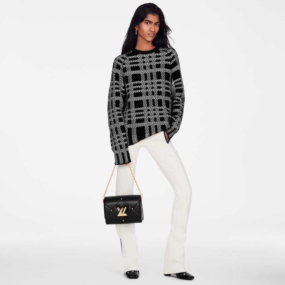 Сумка Louis Vuitton Twist Mm Черная N