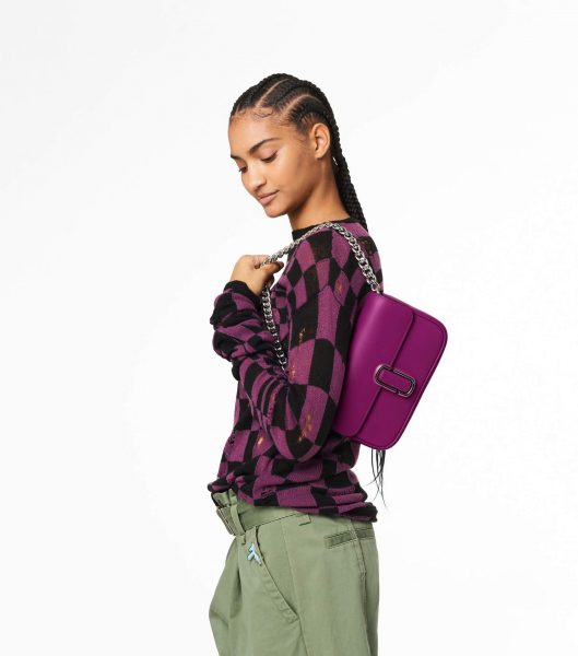 Сумка Marc Jacobs J Marc Вишневая N