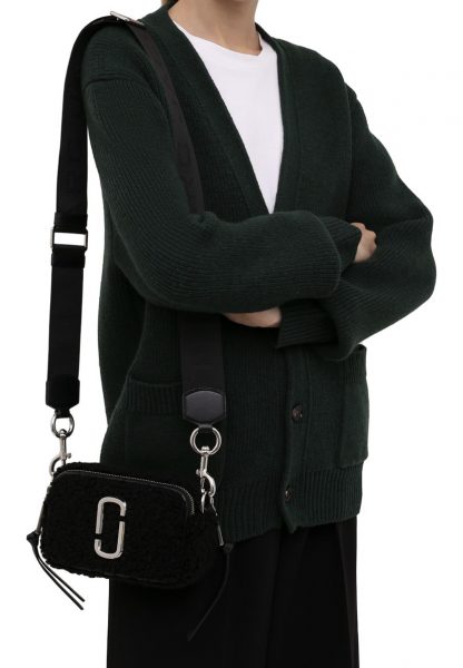 Сумка Marc Jacobs Snapshot Teddy Черная N
