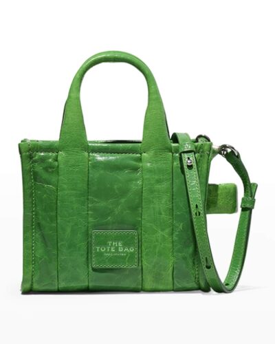 Сумка Marc Jacobs The Shiny Crinkle Micro Зеленая N