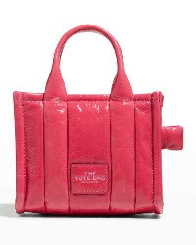 Сумка Marc Jacobs The Shiny Crinkle Micro Розовая N