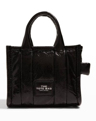 Сумка Marc Jacobs The Shiny Crinkle Micro Черная N