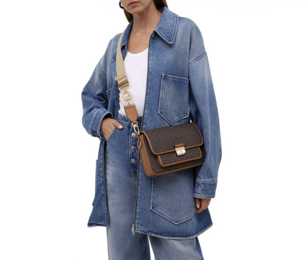 Сумка Michael Kors Bradshaw Medium Коричневая N