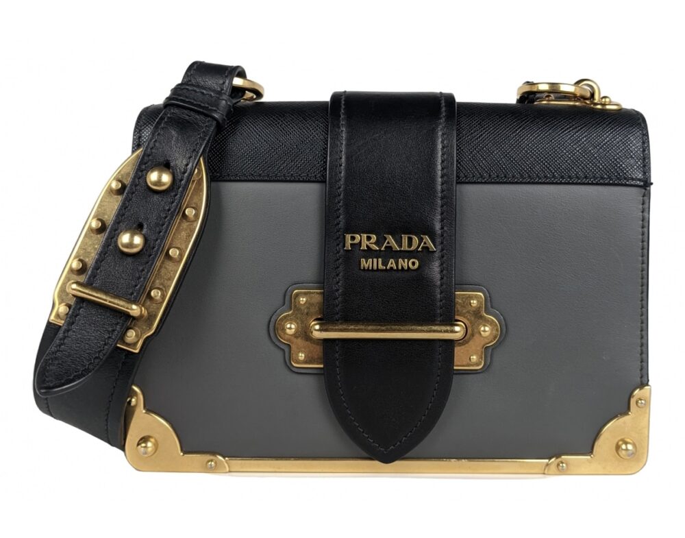 Сумка Prada Cahier Серая N