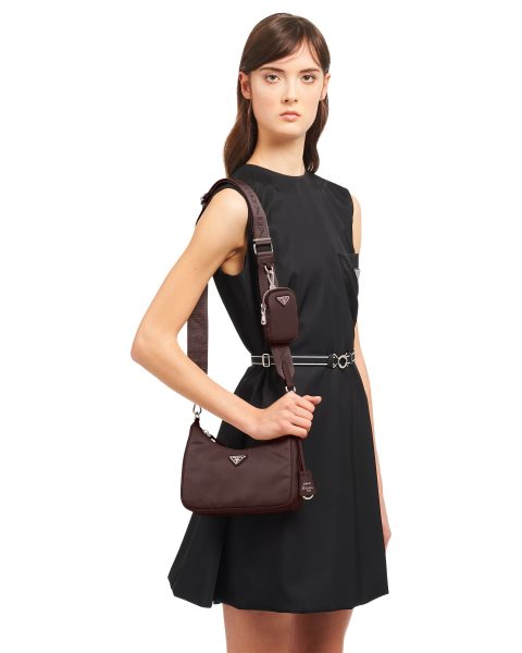 Сумка Prada Re edition Темно коричневая N scaled