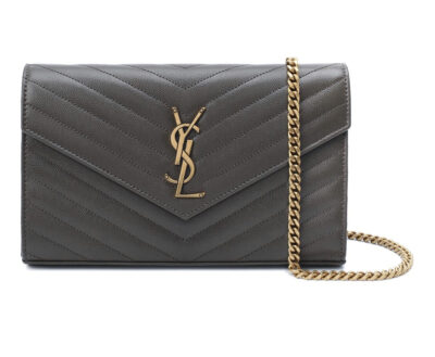 Сумка Saint Laurent Classic Monogram Темно серая N