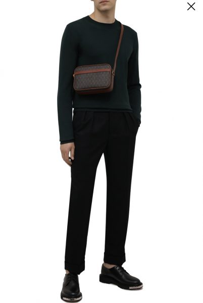 Сумка Saint Laurent Le Monogramme Темно коричневая N