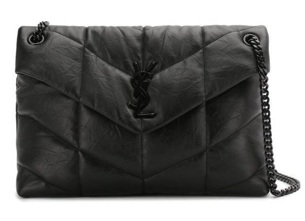 Сумка Saint Laurent Puffer Loulou Medium Черная N