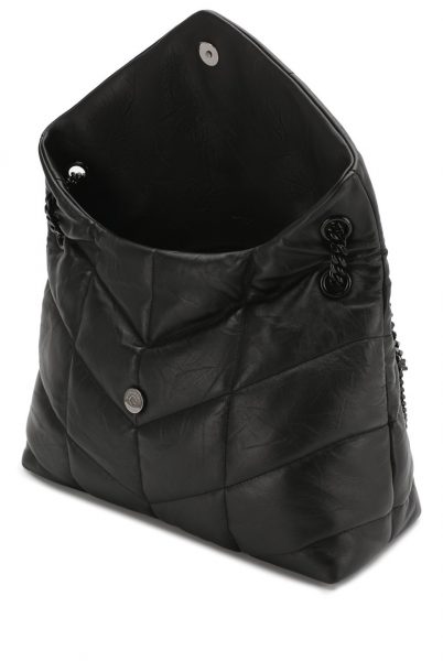 Сумка Saint Laurent Puffer Loulou Medium Черная N