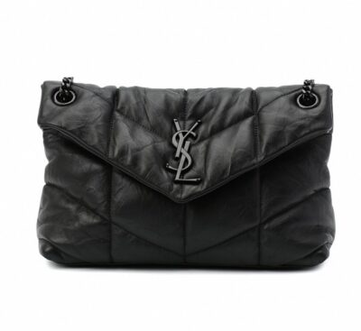 Сумка Saint Laurent Puffer Loulou Small Черная N