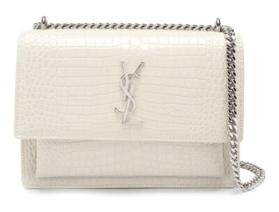 Сумка Saint Laurent Sunset Medium Белая N