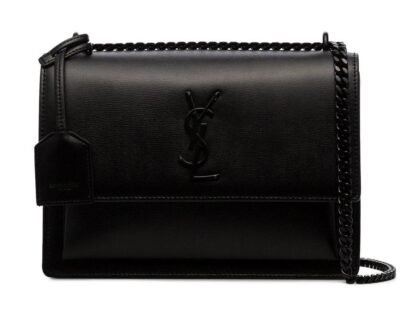 Сумка Saint Laurent Sunset Monogram Medium Черная N