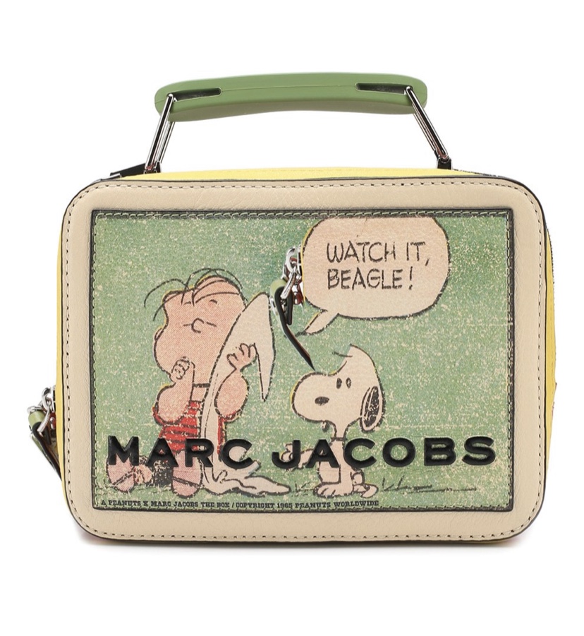 Сумка The Marc Jacobs The Mini Box Peanuts X Marc Jacobs Зеленая N