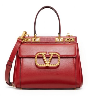 Сумка Valentino Rockstud Alcove Красная N