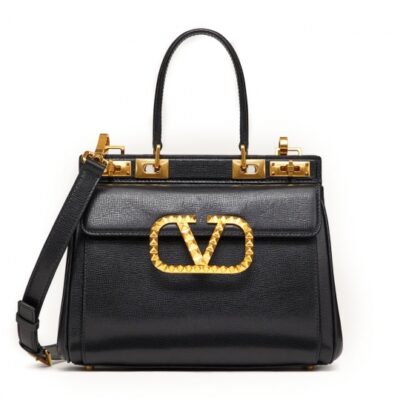 Сумка Valentino Rockstud Alcove Черная N