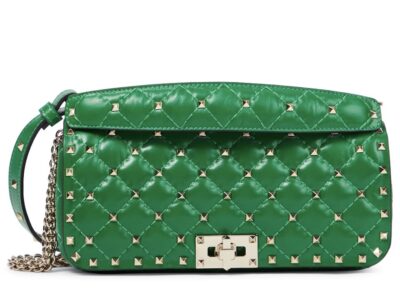 Сумка Valentino Rockstud Spike Зеленая N