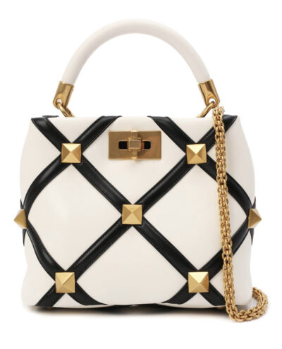 Сумка Valentino Roman Stud Small Белая N