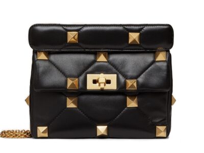 Сумка Valentino Roman Stud The Shoulder Bag Черная N