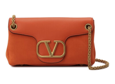 Сумка Valentino Stud Sign Оранжевая N