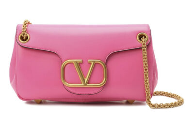 Сумка Valentino Stud Sign Розовая N