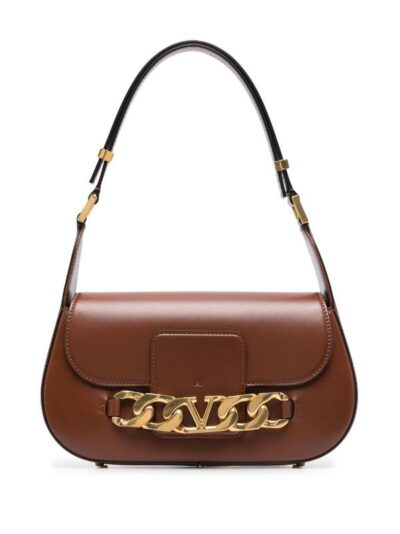 Сумка Valentino Vlogo Коричневая N