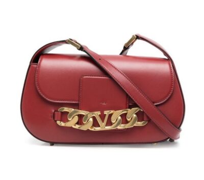 Сумка Valentino Vlogo Красная N
