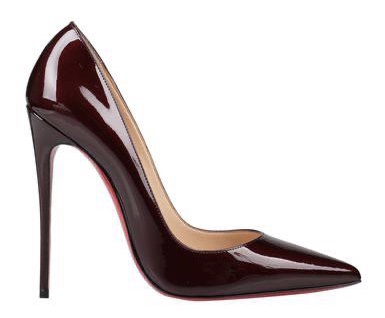 Туфли Christian Louboutin So Kate Бордовые F