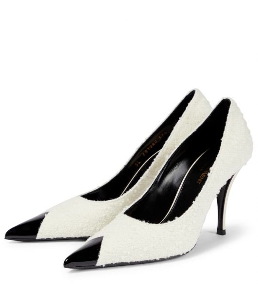 Туфли Saint Laurent Vesper Белые F