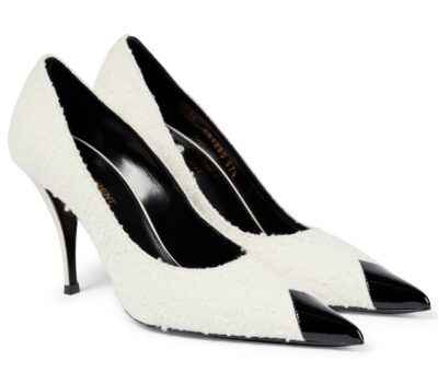 Туфли Saint Laurent Vesper Белые F