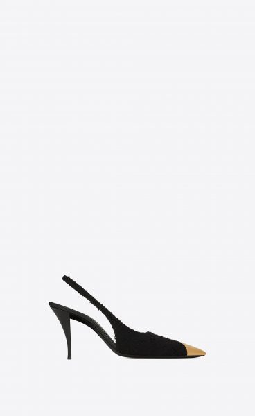 Туфли Saint Laurent Vesper Черные F scaled