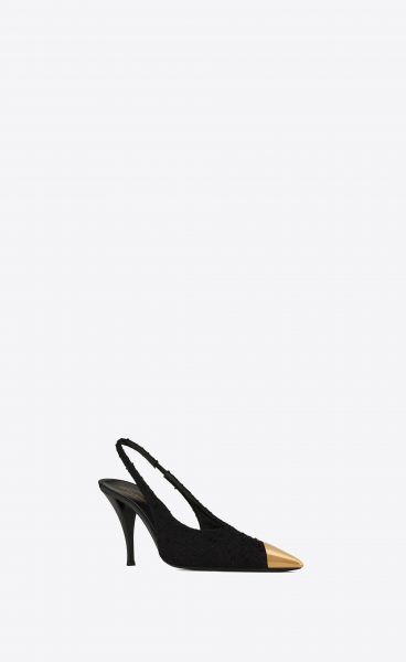 Туфли Saint Laurent Vesper Черные F scaled