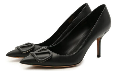 Туфли Valentino Garavani Vlogo Черные F