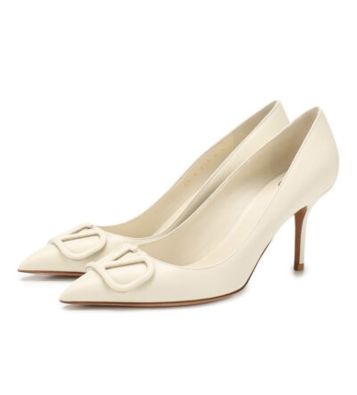 Туфли Valentino Vlogo Белые F