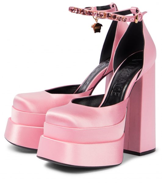 Туфли Versace Medusa Aevitas Светло розовые F