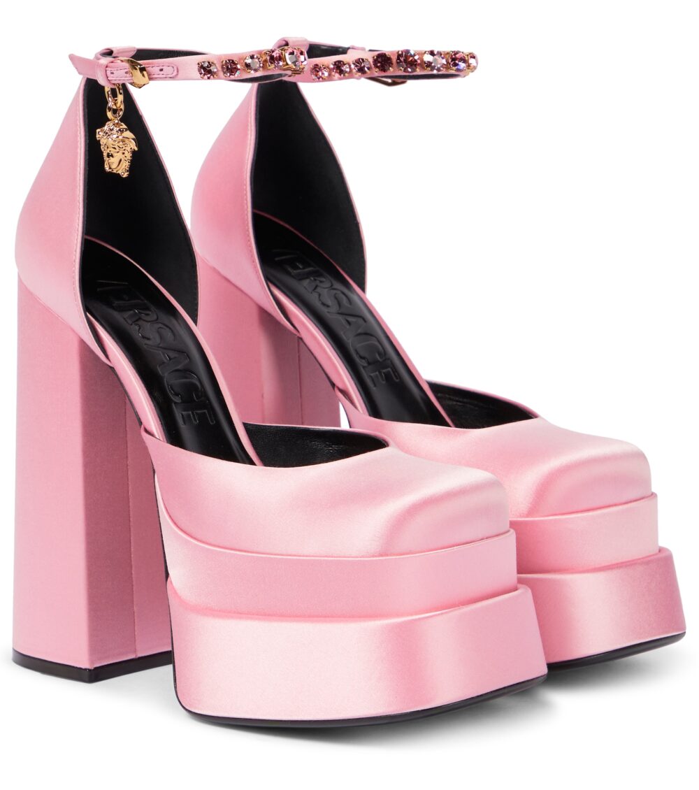 Туфли Versace Medusa Aevitas Светло розовые F