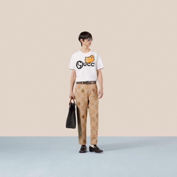 Футболка Gucci Белая F