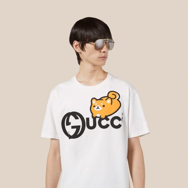 Футболка Gucci Белая F